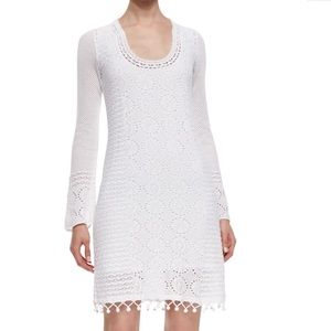 Lilly Pulitzer Athena Resort Crochet Sweater Dress, Size M